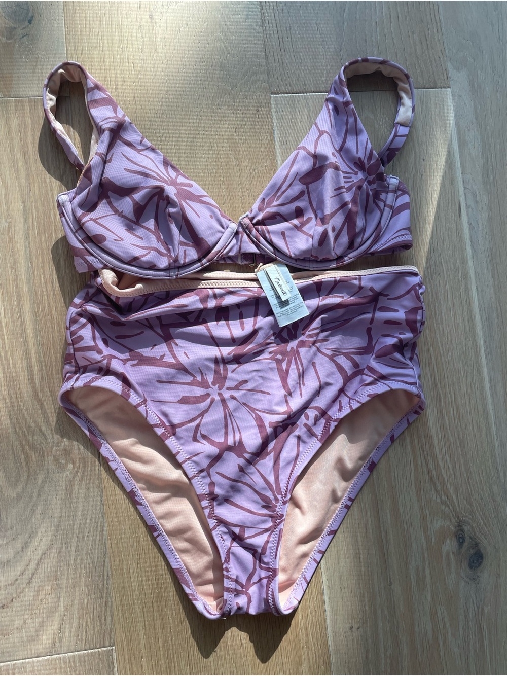 Madewell Retro High Waist Two Piece Set - S